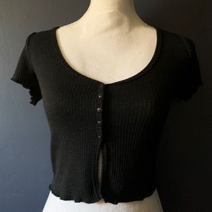 Black Crop Top